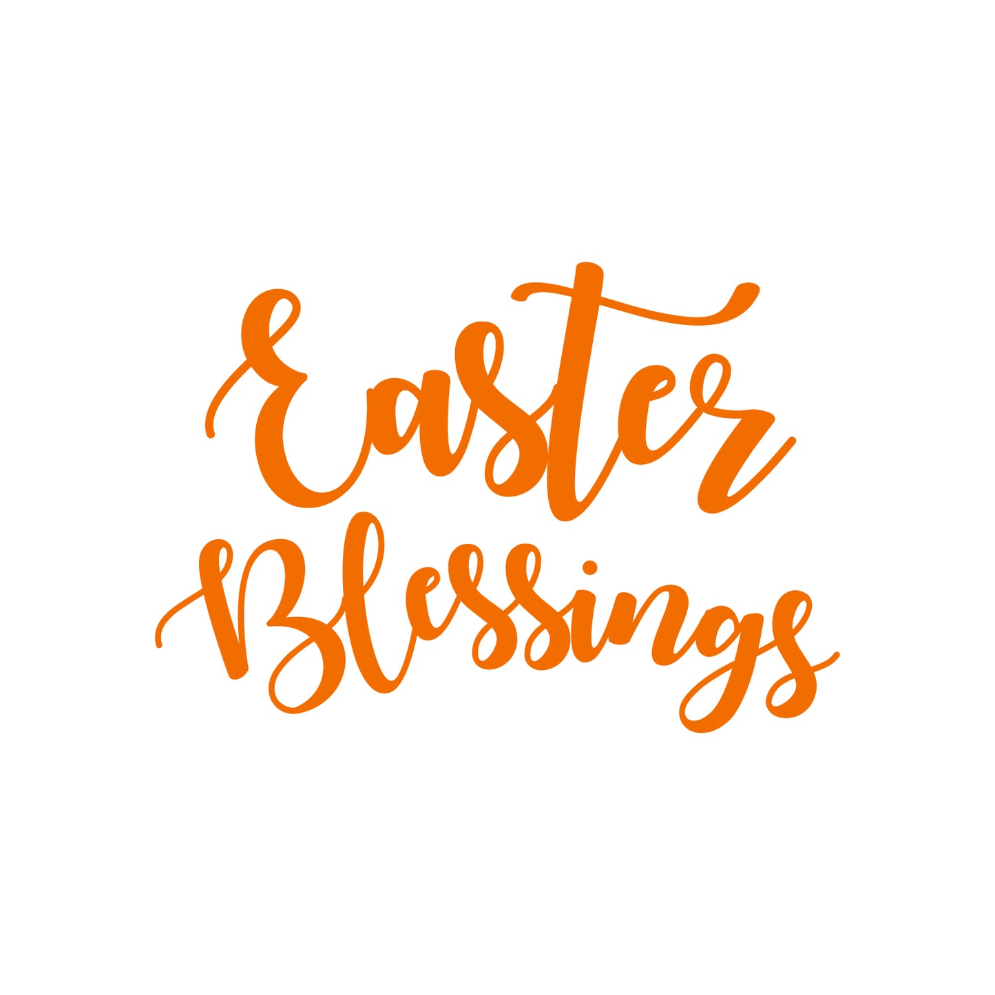 Easter Day Vinyl Wall Art Decal - Easter Blessings - 16" x 23" - Resurrection Sunday Pascha Holiday Church Home Living Room Bedroom Apartment Nursery Office Work Decor