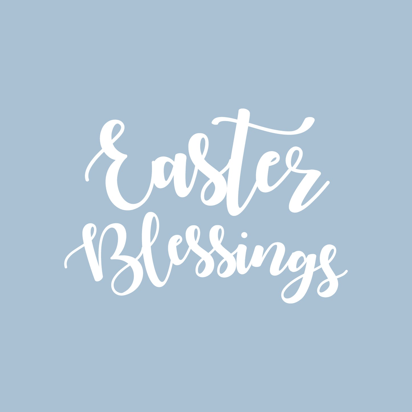 Easter Day Vinyl Wall Art Decal - Easter Blessings - 16" x 23" - Resurrection Sunday Pascha Holiday Church Home Living Room Bedroom Apartment Nursery Office Work Decor