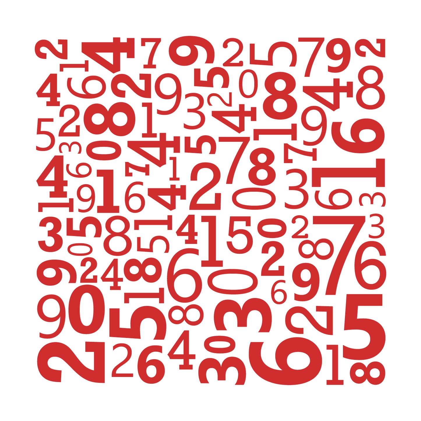 Vinyl Wall Art Decal - Set of Numbers - 40" x 40" - Educational Kids Toddlers Teens Learning Home Apartment Bedroom Playroom Classroom Homeschool Preschool Kindergarten Decor