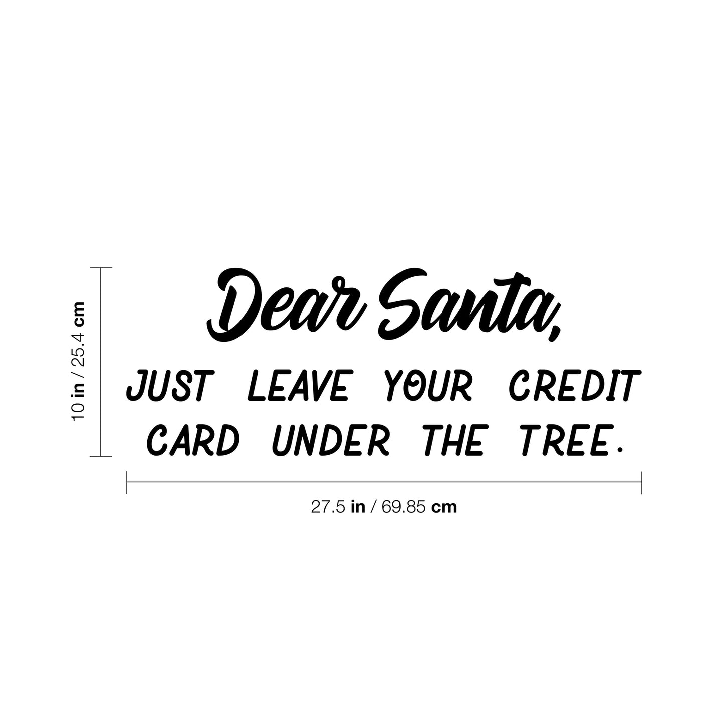 Vinyl Wall Art Decal - Have A Holly Jolly Christmas - 21" x 22" - Holiday Season Trendy Seasonal Quote Sticker for Home School Living Room Work Office Classroom Door Store Window Decor