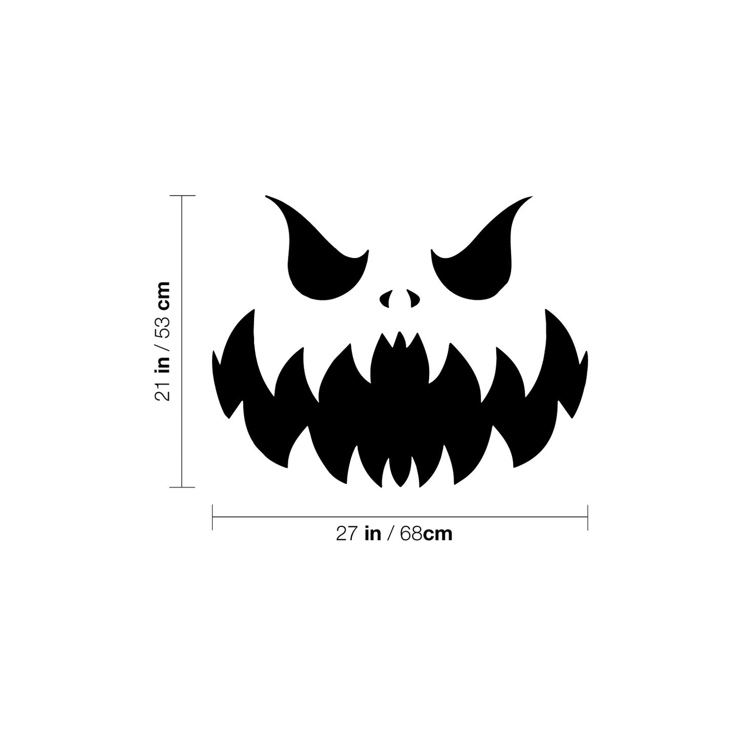 Vinyl Wall Art Decal - I Put A Spell On You - 27" x 30" - Modern Funny Halloween Season Design Sticker for Home Windows Living Room Entry Doors Storefront Coffee Shop Classroom Spooky Decor