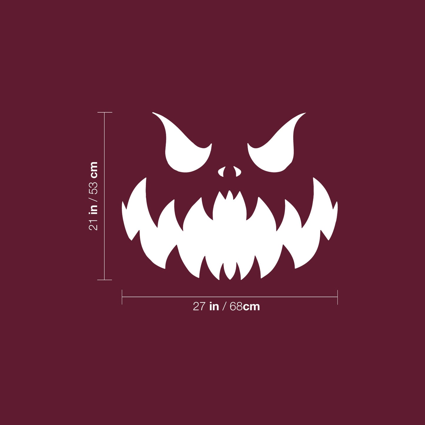 Vinyl Wall Art Decal - I Put A Spell On You - 27" x 30" - Modern Funny Halloween Season Design Sticker for Home Windows Living Room Entry Doors Storefront Coffee Shop Classroom Spooky Decor