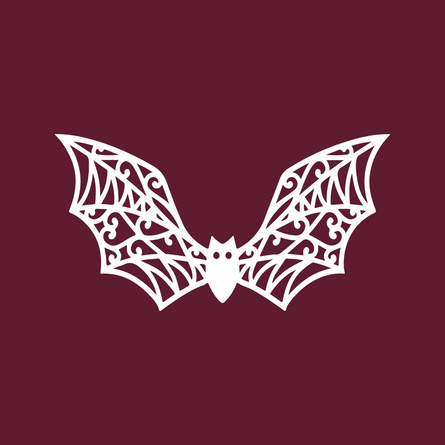 Vinyl Wall Art Decal - Bat Halloween - 28.5" x 15" - Seasonal Cute Shape Horror Sticker for Entryway Storefront Office Living Room Window School Classroom Scary Spooky Decor