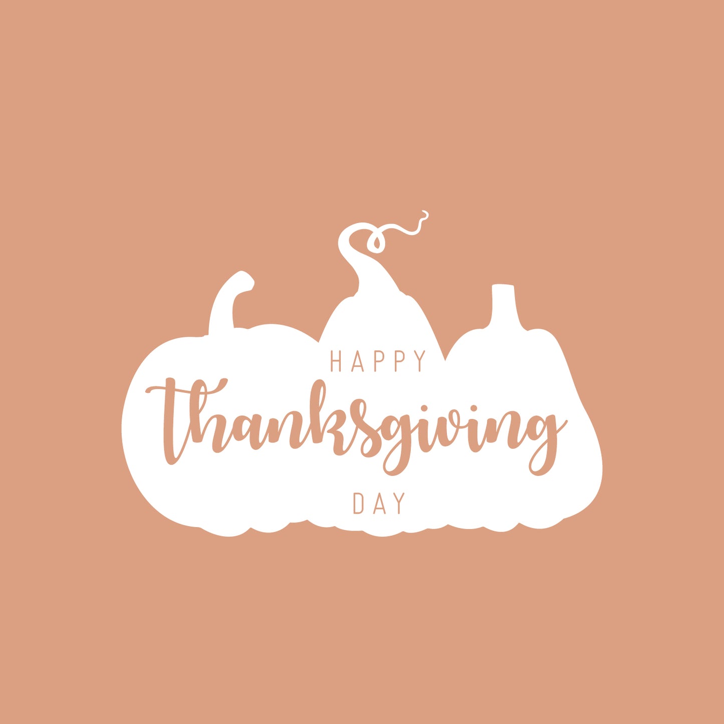 Vinyl Wall Art Decal - Happy Thanksgiving Day - 16.5" x 24.5" - Cute Grateful Inspirational Inspirational Thanksgiving Season Quote Sticker for Home Entry Door Dining Room Office Storefront Decor