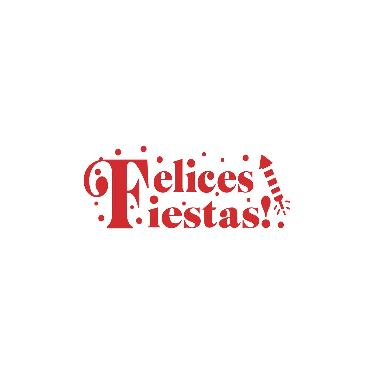 Vinyl Wall Art Decal - Felices Fiestas - 30" x 12" - Christmas Season Trendy Seasonal Quote Sticker for Home School Living Room Work Office Classroom Door Store Decor