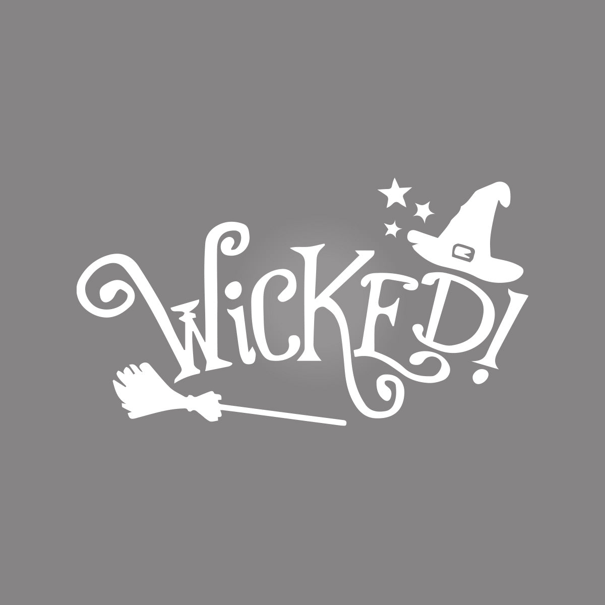 Vinyl Wall Art Decal - Magical Halloween Wicked 16" x 29" - Halloween Decoration, Seasonal Decor - Teens, Adults, Indoor, Outdoor, Wall, Door, Window, Living Room, Office