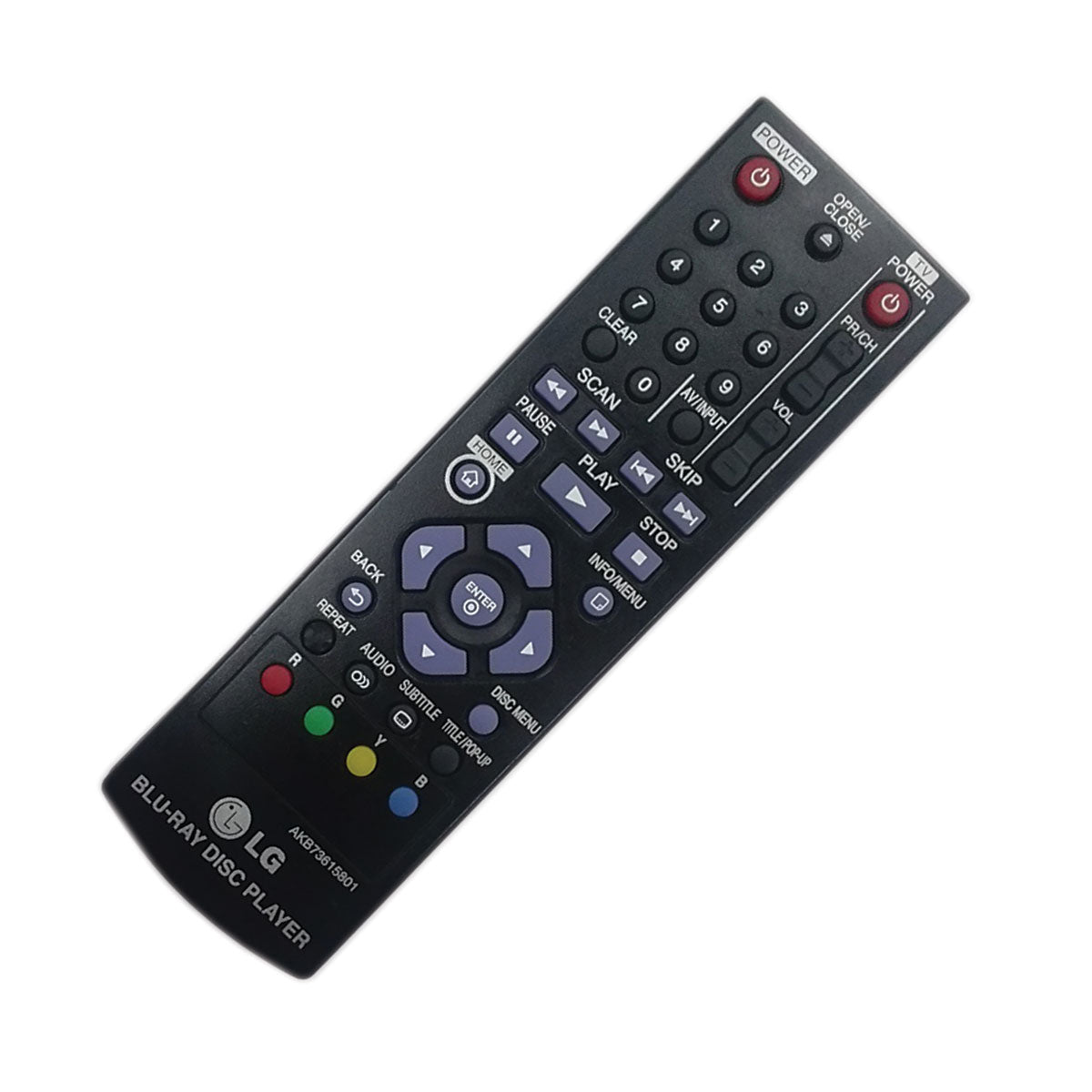 Genuine LG AKB73615801 Blu-Ray DVD Remote Control For BP200 BP350, BP175, BP135 BP325