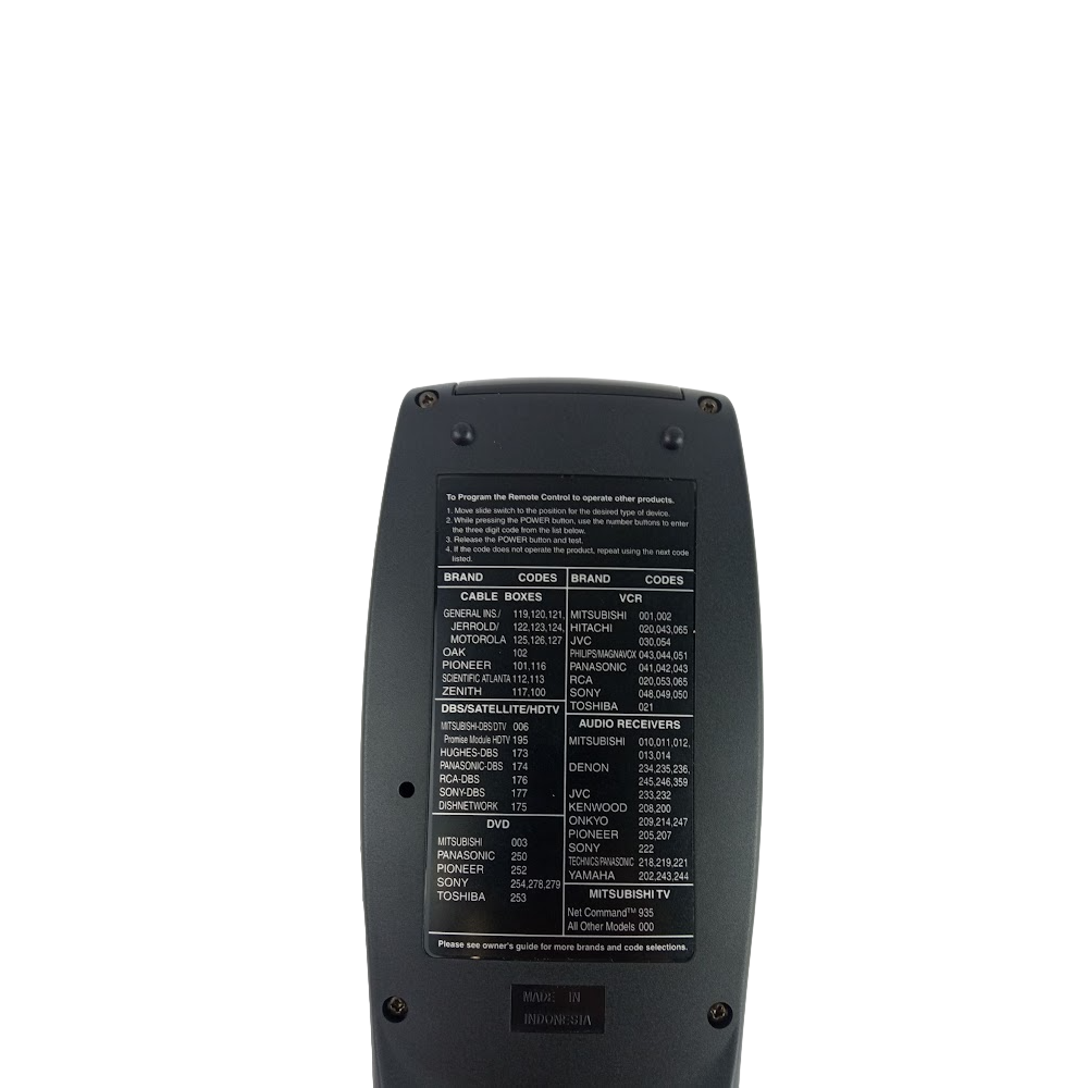 New Original OEM Mitsubishi Television 290P117C10 TV Remote Control