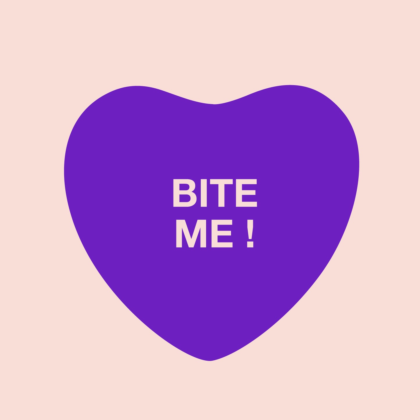 Valentines Day Vinyl Wall Art Decal - Bite Me Heart Candy - 10" x 11" - Valentine’s Home Living Room Bedroom Sticker - Indoor Outdoor Positive Household Couples Apartment Decor