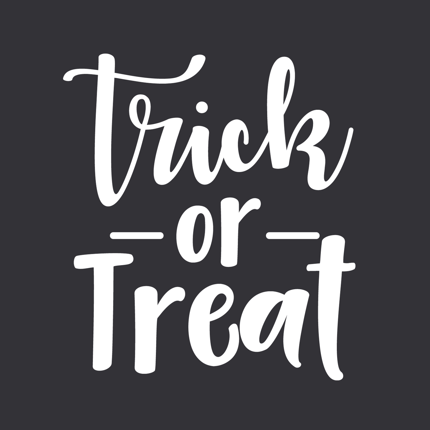 Vinyl Wall Art Decal - Trick Or Treat - 19" x 17" - Modern Magical Halloween Quote for Home Bedroom Kids Room Store Coffee Shop Seasonal Decoration Sticker