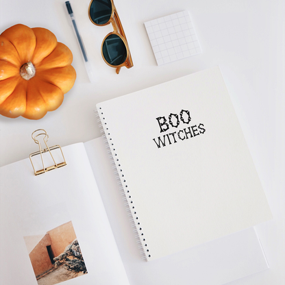 Vinyl Wall Art Decal - Boo Witches - 2" x 3.5" - Trendy Halloween Season Quote for Home Work Laptop Coffee Mug Thermo Cup Window Notebook Luggage Car Bumper Decoration Sticker