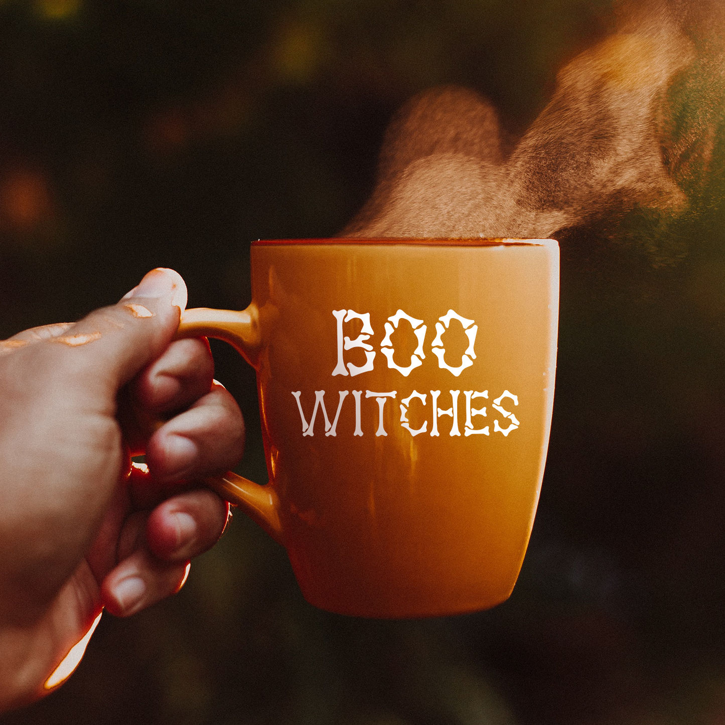 Vinyl Wall Art Decal - Boo Witches - 2" x 3.5" - Trendy Halloween Season Quote for Home Work Laptop Coffee Mug Thermo Cup Window Notebook Luggage Car Bumper Decoration Sticker