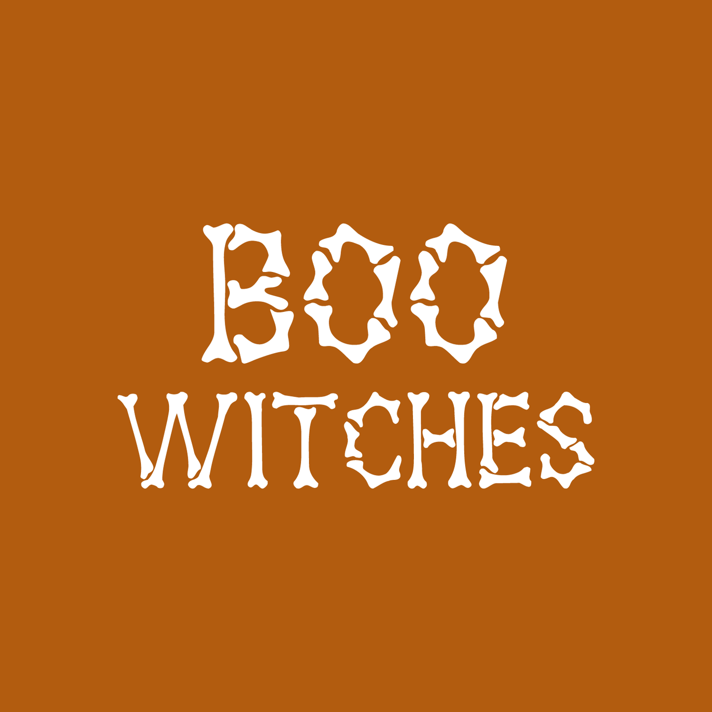 Vinyl Wall Art Decal - Boo Witches - 2" x 3.5" - Trendy Halloween Season Quote for Home Work Laptop Coffee Mug Thermo Cup Window Notebook Luggage Car Bumper Decoration Sticker