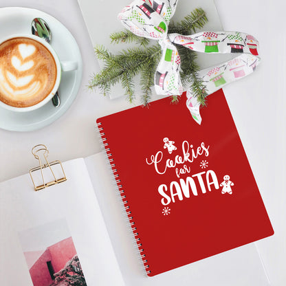 Vinyl Wall Art Decal - Cookies for Santa - 6" x 6" - Holiday Christmas Season Trendy Seasonal Quote Sticker for Coffee Mugs School Notebook Agenda Laptop Decor