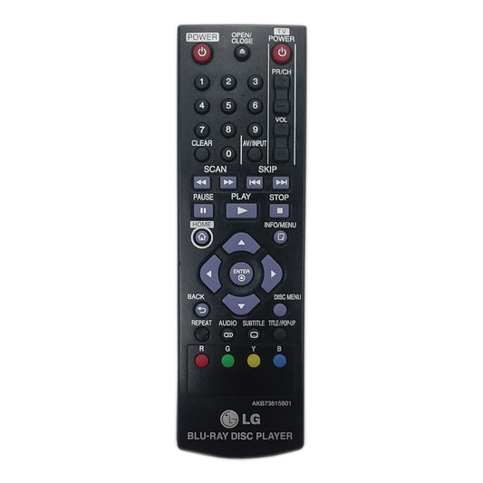 Genuine LG AKB73615801 Blu-Ray DVD Remote Control For BP200 BP350, BP175, BP135 BP325