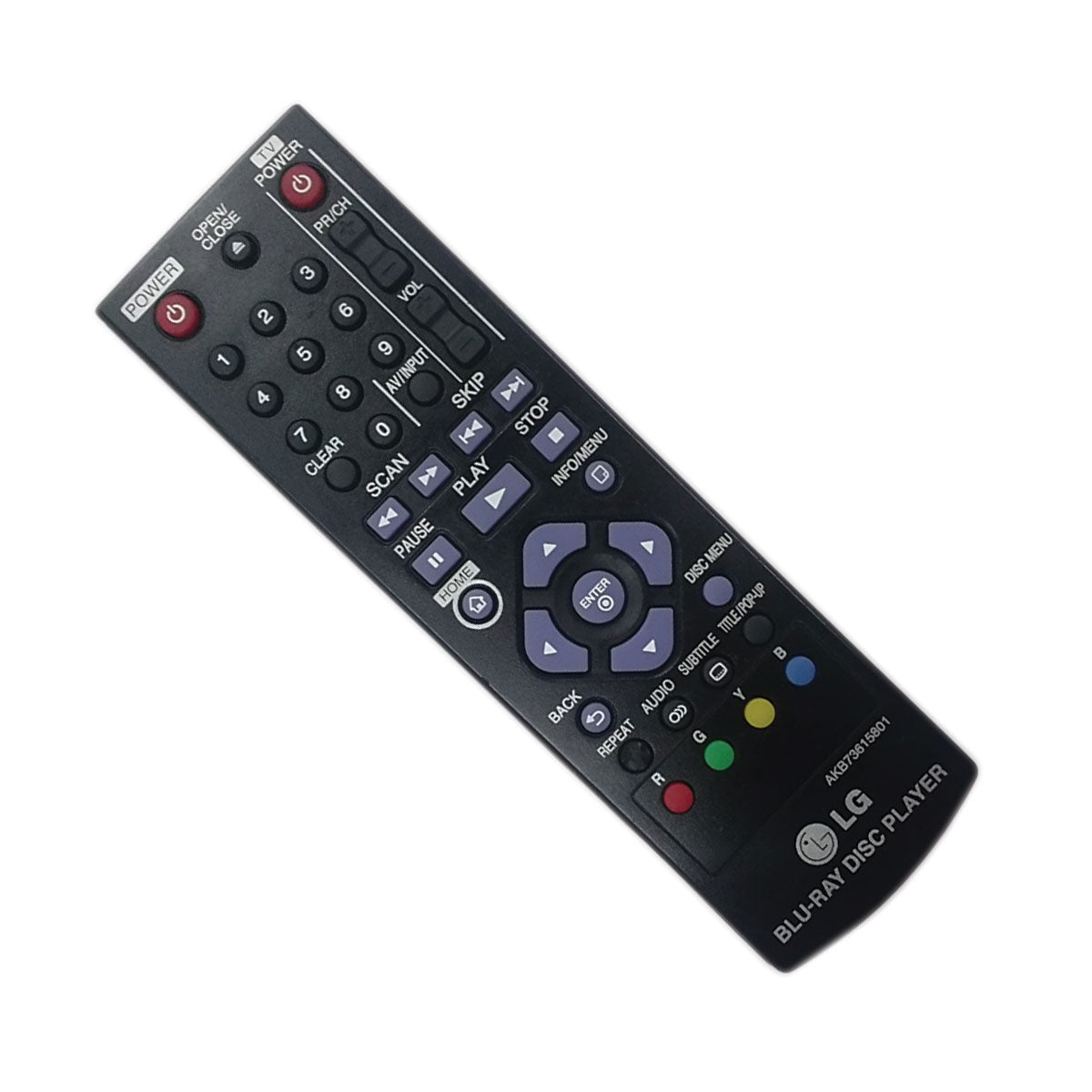 Genuine LG AKB73615801 Blu-Ray DVD Remote Control For BP200 BP350, BP175, BP135 BP325