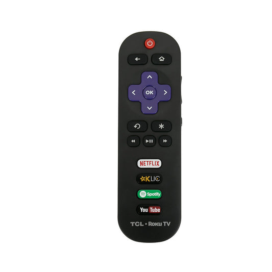 Replacement TCL Roku Remote Control RC280-ROKU-NKSY Shortcut Netflix | KLIC | Spotify | YouTube