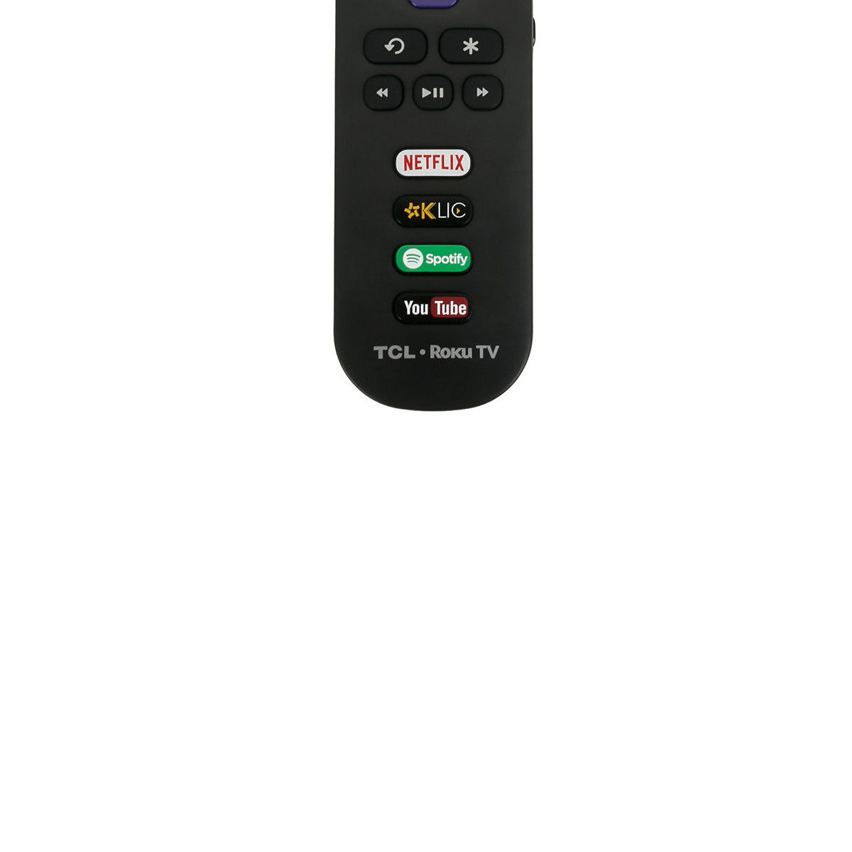 Replacement TCL Roku Remote Control RC280-ROKU-NKSY Shortcut Netflix | KLIC | Spotify | YouTube