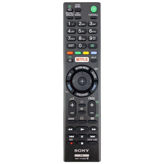 Original Sony Smart TV Remote Control RMT-TX100D Works for ALL Sony TVs!
