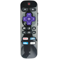 Replacement Remote Control Fit for Roku Insignia Hotkeys Netflix | Rdio | Google Play | Cineplex
