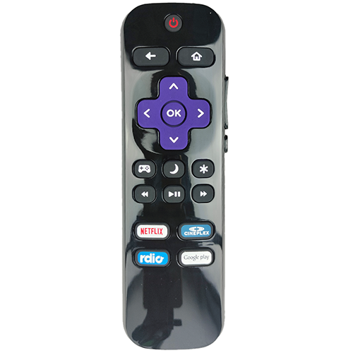 Replacement Remote Control Fit for Roku Insignia Hotkeys Netflix | Rdio | Google Play | Cineplex